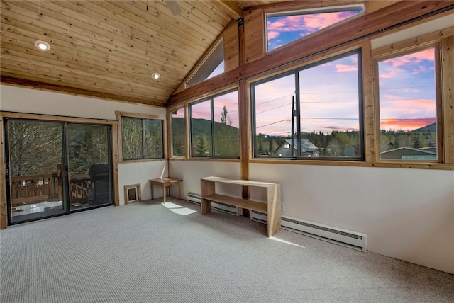 196 Vail Cir, Dillon, CO 80435 - unfurnished sunroom featuring vaulted ceiling