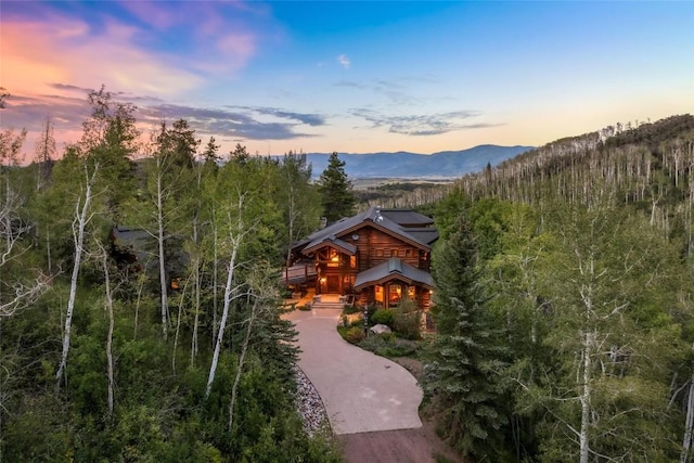 27800 Wapiti Way, Steamboat Springs, CO 80487 - mountain view with a heavily wooded area