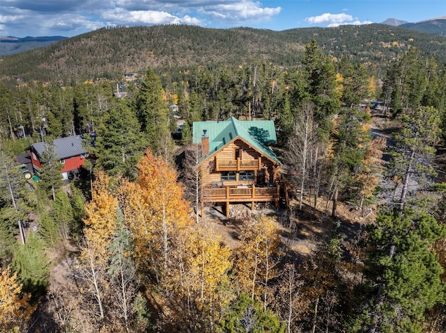 878 American Way, Breckenridge, CO 80424 - aerial view with a forest view and a mountain view