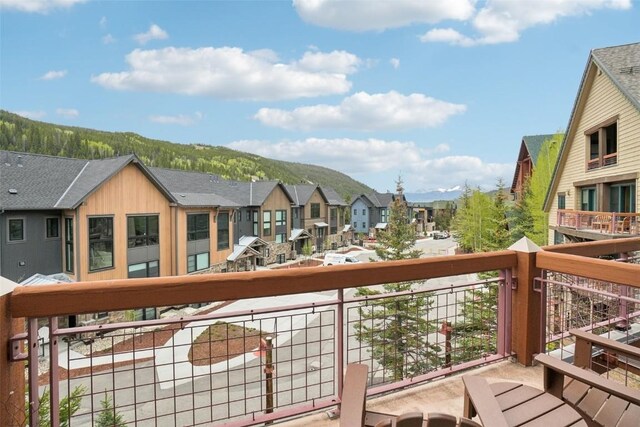 129 River Run Rd Unit 8055, Keystone, CO 80435 - balcony featuring a residential view and a mountain view