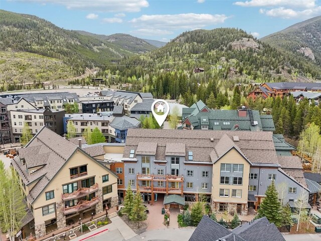 129 River Run Rd Unit 8055, Keystone, CO 80435 - drone / aerial view of a mountain backdrop