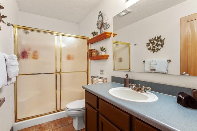 651 Lamb Mountain Rd, Fairplay, CO 80440 - bathroom with a shower stall and vanity