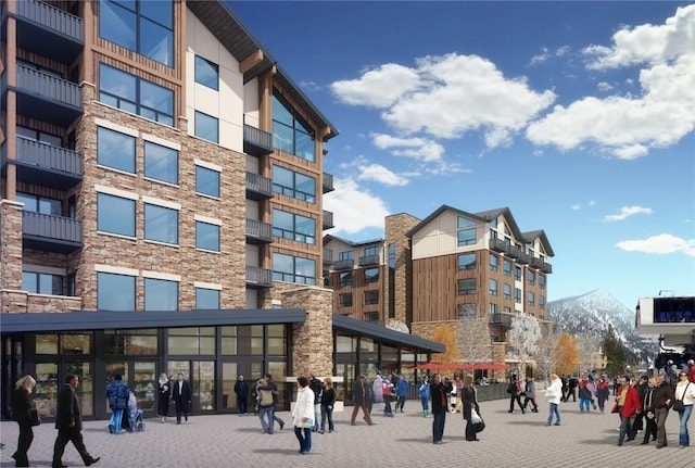 75 Hunki Dori Ct Unit E403, Keystone, CO 80435 - view of building exterior with a mountain view