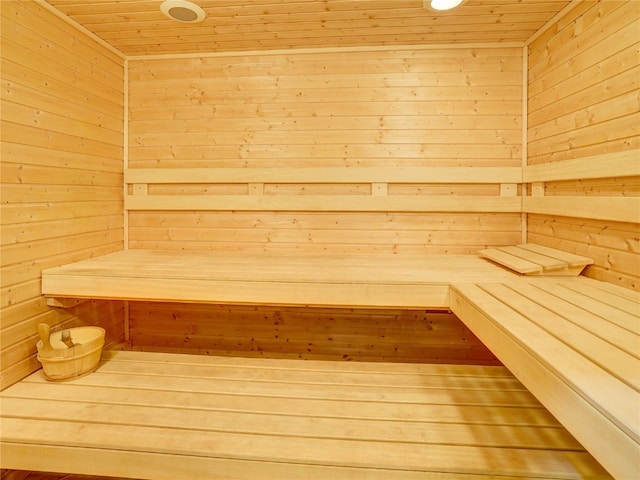 840 Penstemon Rd, Keystone, CO 80435 - relaxing sauna / steam room featuring wooden walls and wooden ceiling