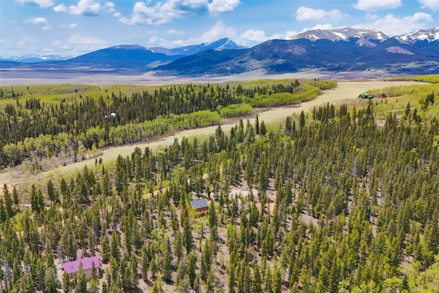 433 Fremont Knoll Ln, Jefferson, CO 80456 - view of mountain backdrop with a forest