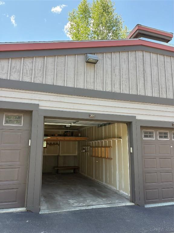 580 Anglers Dr Unit 204, Steamboat Springs, CO 80487 - view of garage