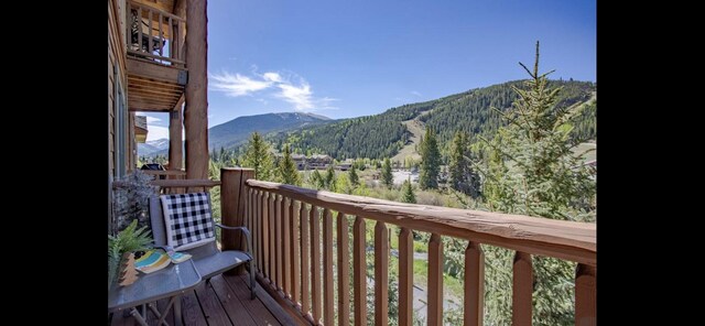 22714 US Highway 6 Unit 5989, Keystone, CO 80435 - balcony featuring a mountain view
