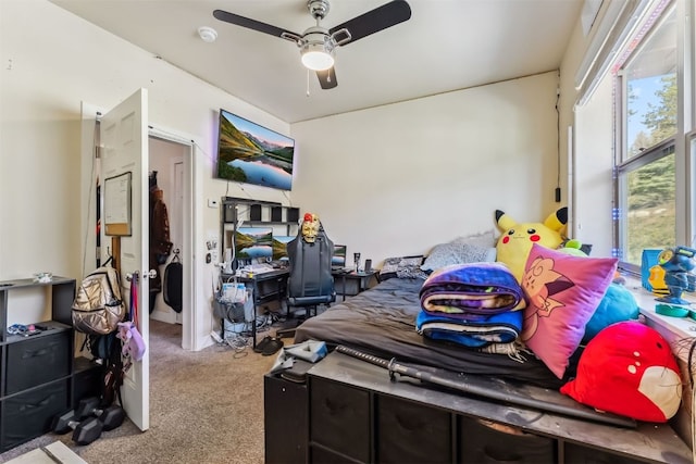 32 Wayback Dr Unit 32, Keystone, CO 80435 - carpeted bedroom featuring multiple windows and a ceiling fan