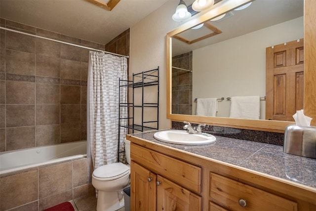 631 Parkview Dr, Steamboat Springs, CO 80487 - bathroom featuring vanity and tiled shower / bath combo