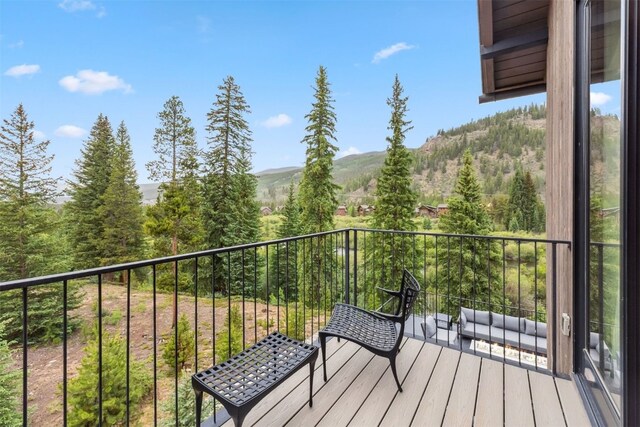 628 Independence Rd, Keystone, CO 80435 - balcony with a mountain view
