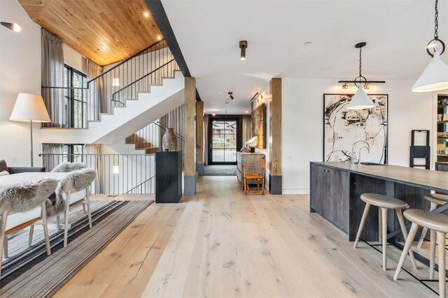 628 Independence Rd, Keystone, CO 80435 - entrance foyer with light wood-style floors