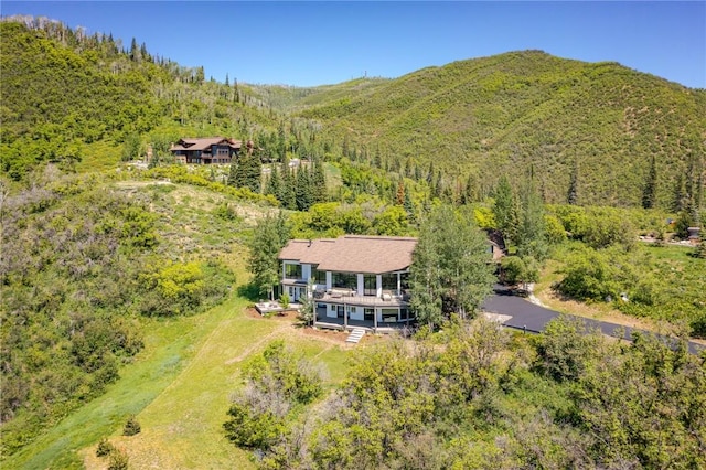 36125 Quarry Ridge Rd, Steamboat Springs, CO 80487 - view from above of property featuring a heavily wooded area