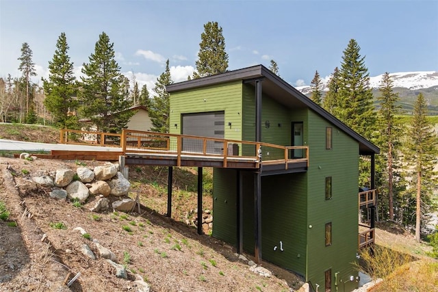 581 Fairview Blvd, Breckenridge, CO 80424 - rear view of property featuring a deck