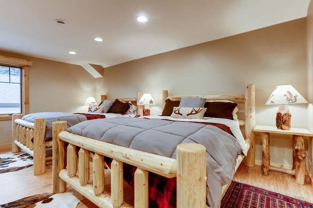 103 Victory Ln, Breckenridge, CO 80424 - bedroom featuring wood finished floors, baseboards, and recessed lighting
