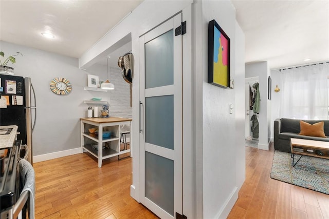 4 Sequoia Ct, Steamboat Springs, CO 80487 - hall with light wood-type flooring and baseboards