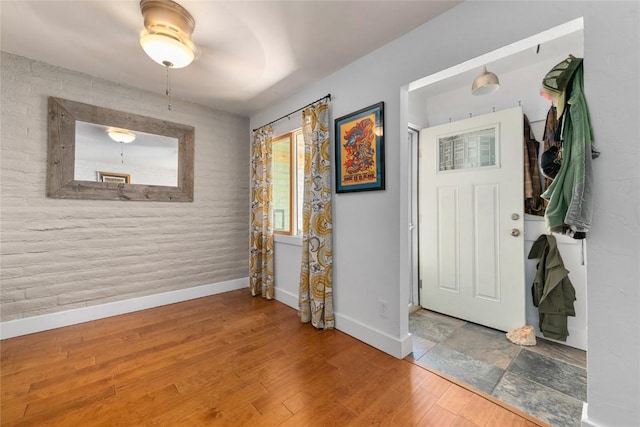 4 Sequoia Ct, Steamboat Springs, CO 80487 - foyer entrance with baseboards and wood finished floors