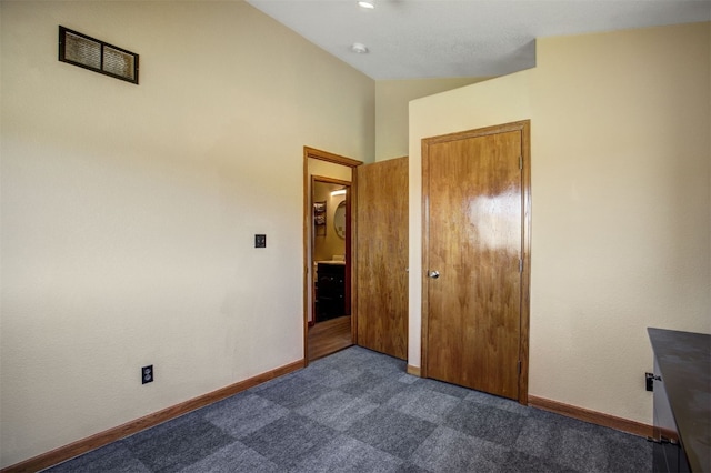 526 Sharps Way, Como, CO 80456 - bedroom with baseboards, dark colored carpet, and a closet