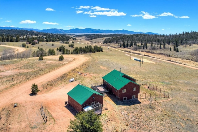526 Sharps Way, Como, CO 80456 - aerial view of sparsely populated area with a mountain backdrop