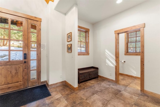 50 Cooney Ct, Blue River, CO 80424 - foyer entrance with baseboards and stone finish flooring