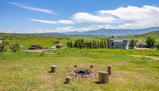 30955 Whitecotton Ct, Steamboat Springs, CO 80487 - mountain view with rural landscape and agricultural land