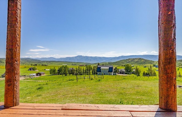 30955 Whitecotton Ct, Steamboat Springs, CO 80487 - view of mountain background featuring rural landscape and a pastoral area