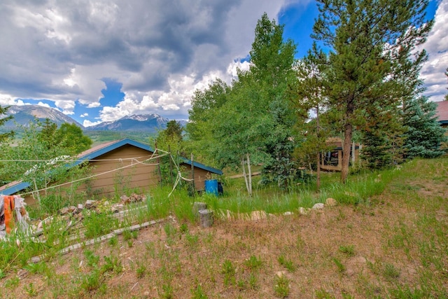 277 G Rd, Silverthorne, CO 80498 - view of yard featuring a mountain view