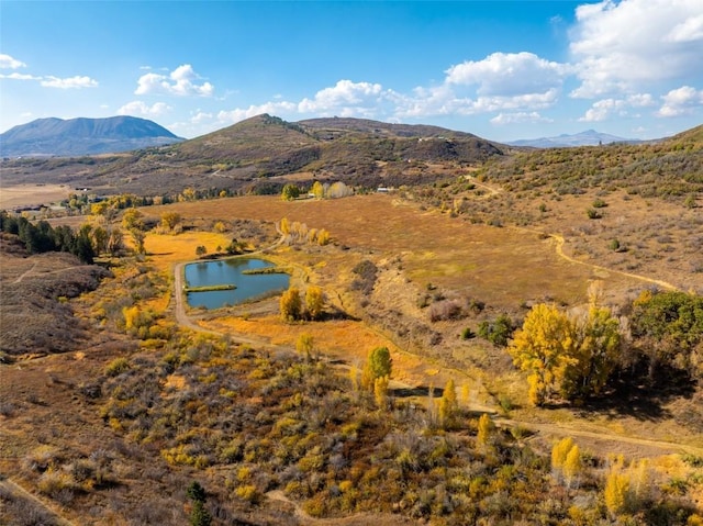 property view of mountains with a water view