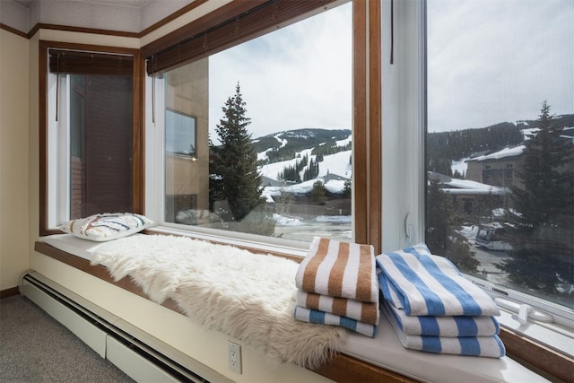 45 Beeler Pl Unit 301, Copper Mountain, CO 80443 - carpeted bedroom with a mountain view