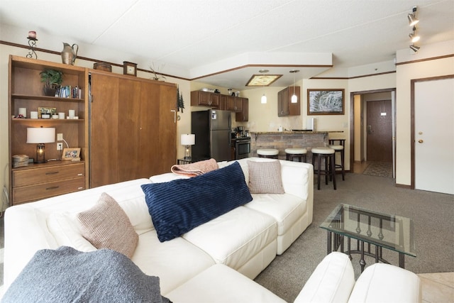 45 Beeler Pl Unit 301, Copper Mountain, CO 80443 - living room with light carpet