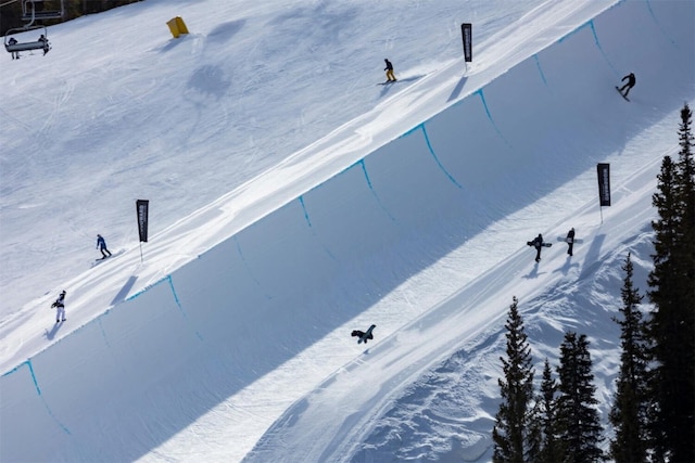 45 Beeler Pl Unit 301, Copper Mountain, CO 80443 - view of snowy aerial view