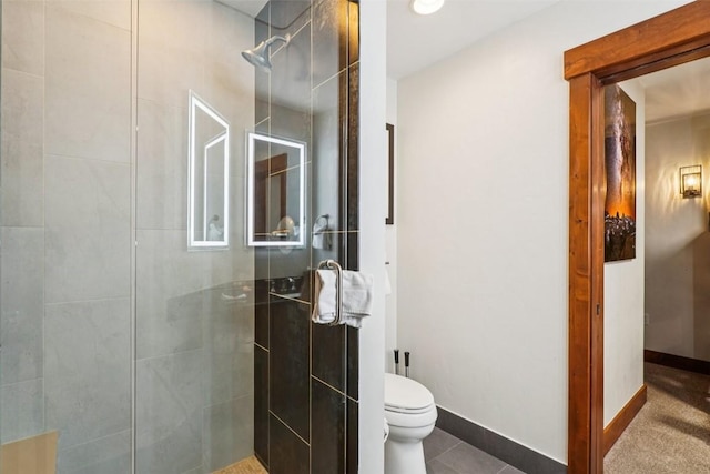 1521 Ski Hill Rd Unit 8312, Breckenridge, CO 80424 - bathroom with a tile shower and toilet