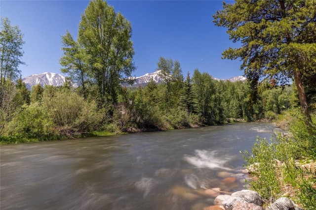 486 Sage Creek Canyon Dr, Silverthorne, CO 80498 - water view with a mountain backdrop
