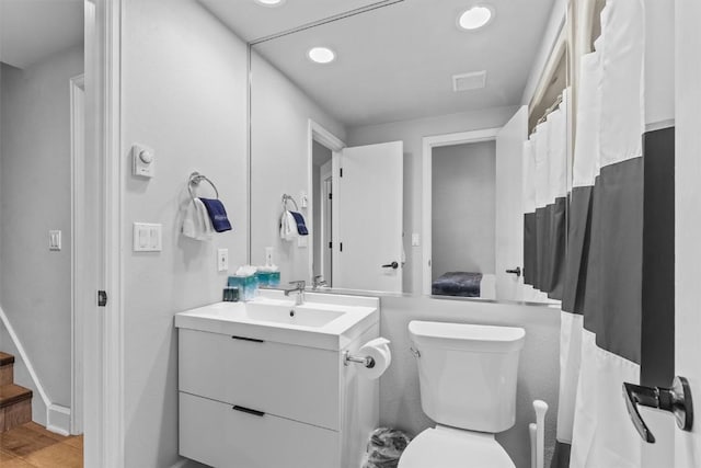 1724 Ski Time Square Dr Unit R6, Steamboat Springs, CO 80487 - full bath with recessed lighting, vanity, and toilet