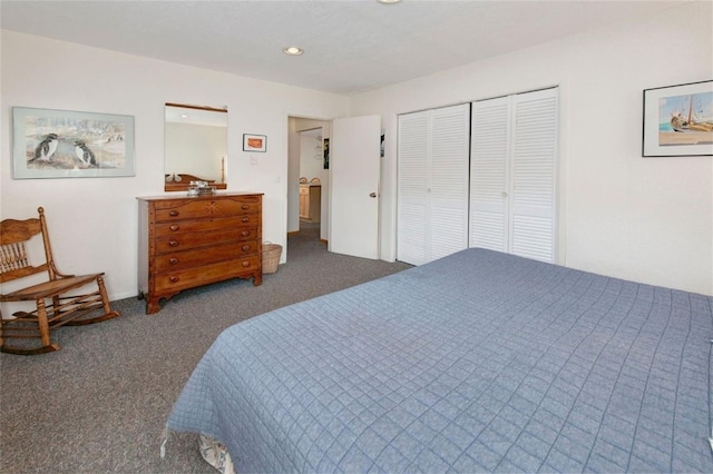 46 Mcdill Rd, Breckenridge, CO 80424 - carpeted bedroom featuring recessed lighting and a closet