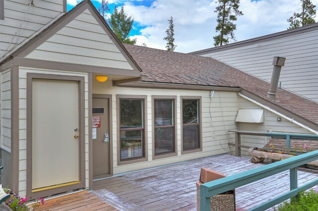 8500 Ryan Gulch Rd Unit G2, Wildernest, CO 80498 - view of wooden terrace