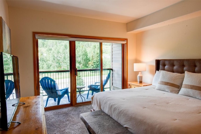 23110 US Highway 6 Unit 319, Keystone, CO 80435 - carpeted bedroom with access to exterior
