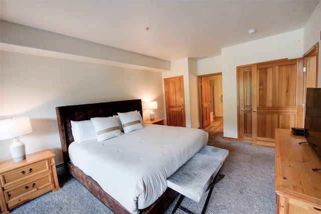 23110 US Highway 6 Unit 319, Keystone, CO 80435 - bedroom featuring carpet flooring and a baseboard radiator