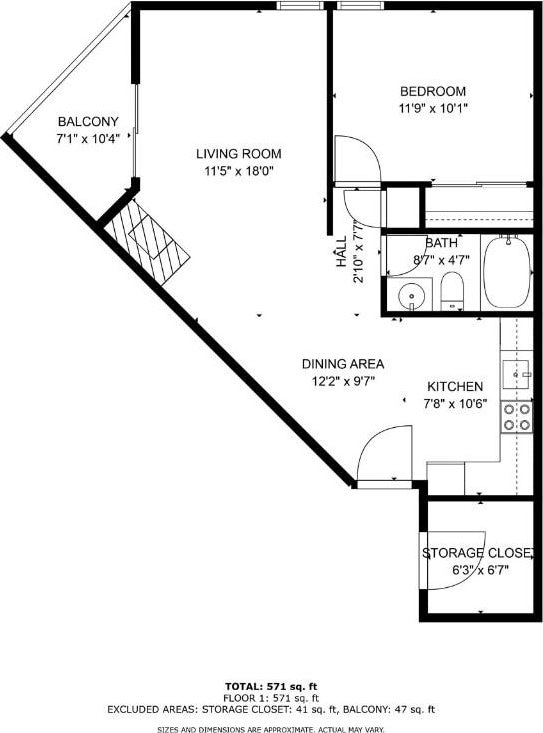 view of layout