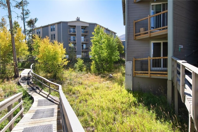 view of property's community