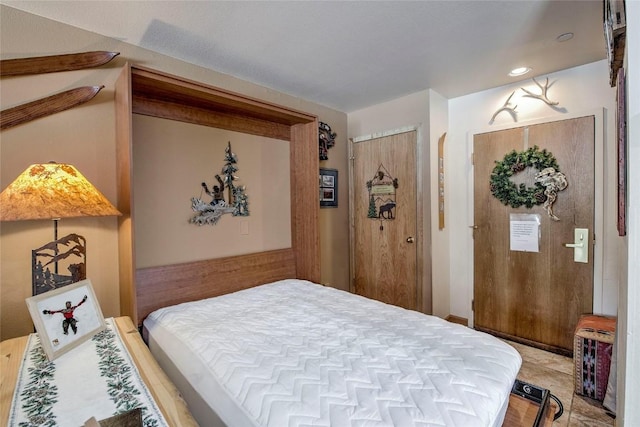 100 S Park Ave Unit E113, Breckenridge, CO 80424 - bedroom with recessed lighting and a closet
