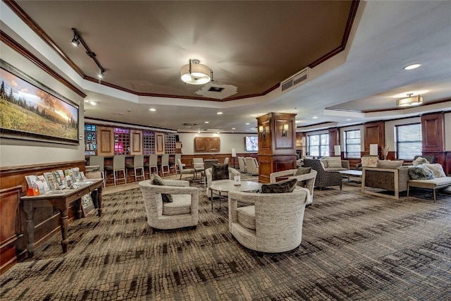 100 S Park Ave Unit E113, Breckenridge, CO 80424 - lobby featuring crown molding and recessed lighting