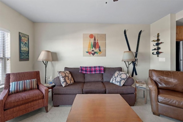 300 Base Camp Cir Unit 214, Granby, CO 80446 - living room featuring light colored carpet