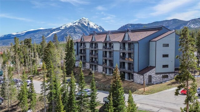 89200 Ryan Gulch Rd Unit 208, Silverthorne, CO 80498 - view of property featuring a mountain view