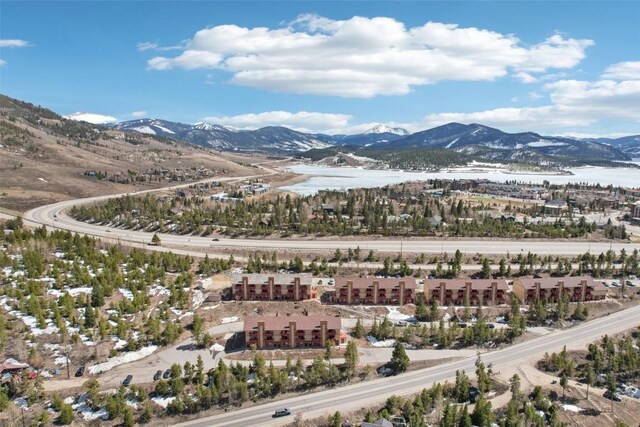 180 Evergreen Rd Unit 102, Dillon, CO 80435 - birds eye view of property with a mountain view