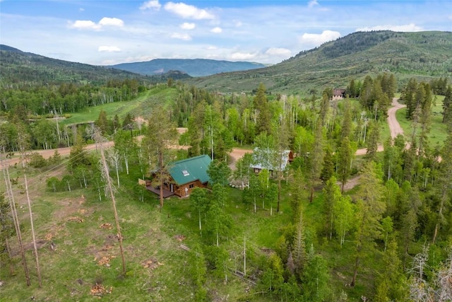 33000 Maricopa Trl, Oak Creek, CO 80467 - aerial view of mountains and a heavily wooded area