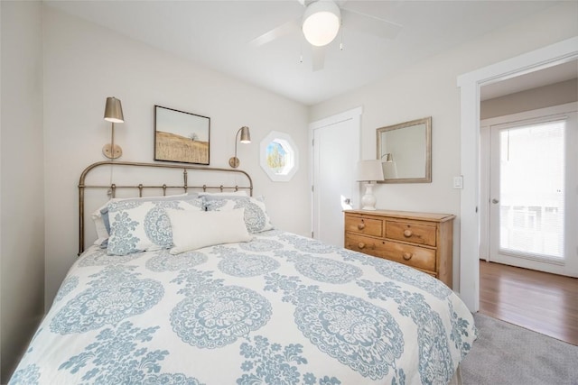 464 8th St, Steamboat Springs, CO 80487 - bedroom with ceiling fan