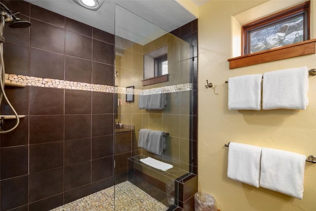 2760 Burgess Creek Rd Unit 2, Steamboat Springs, CO 80487 - full bathroom featuring tiled shower