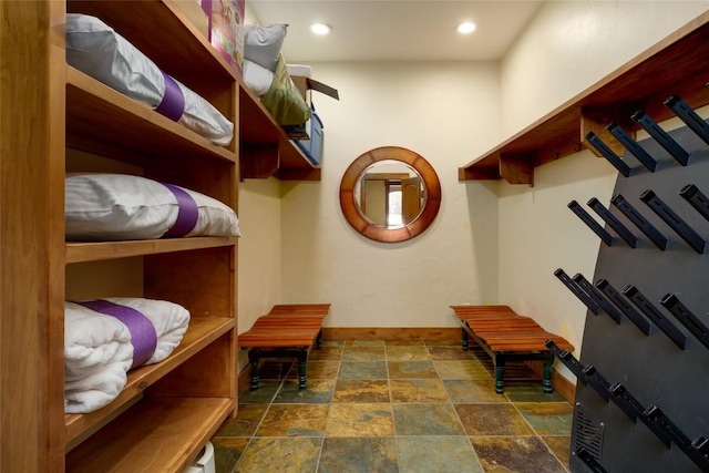 2760 Burgess Creek Rd Unit 2, Steamboat Springs, CO 80487 - walk in closet with stone tile flooring