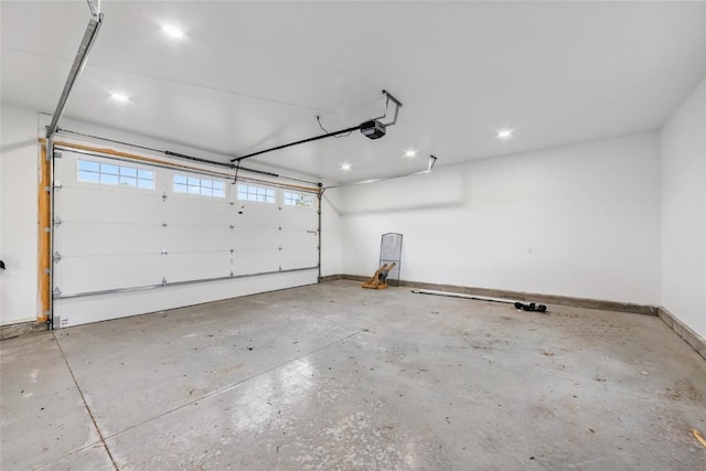 100 Gcr 4104, Granby, CO 80446 - garage featuring a garage door opener and recessed lighting