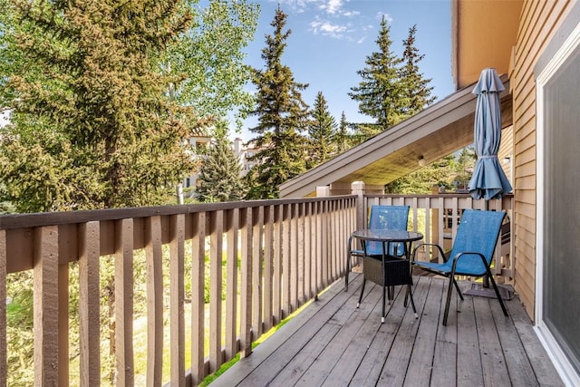 1458 Morgan Ct Unit 1603, Steamboat Springs, CO 80487 - view of wooden deck